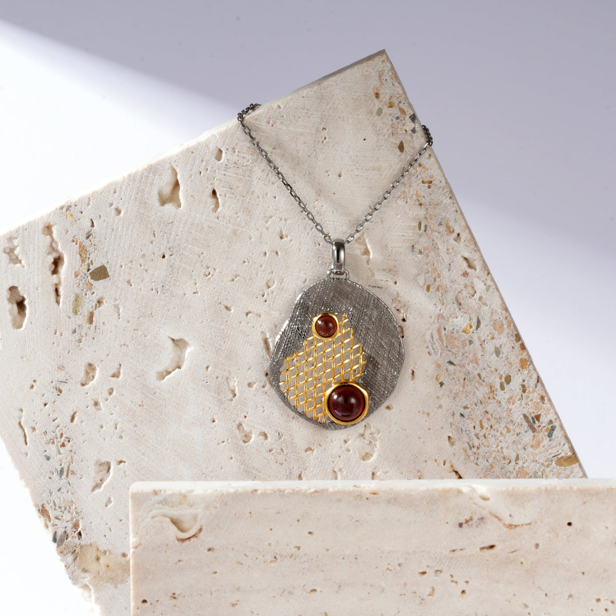 Abyss--varse--babylon--argjend--gur--granade--koleksion--Babylon--larje-ari-penelopejewellery-N6410 - Penelope Jewellery