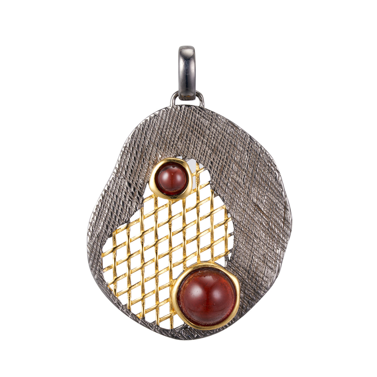 Abyss--varse--babylon--argjend--gur--granade--koleksion--Babylon--larje-ari-penelopejewellery-N6410_2 - Penelope Jewellery
