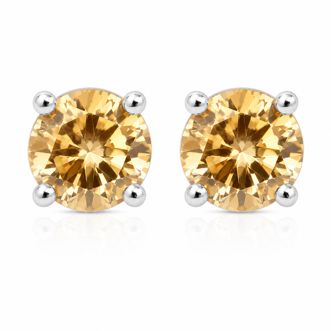 Vathë Ovale Citrine 6mm | Argjend 925