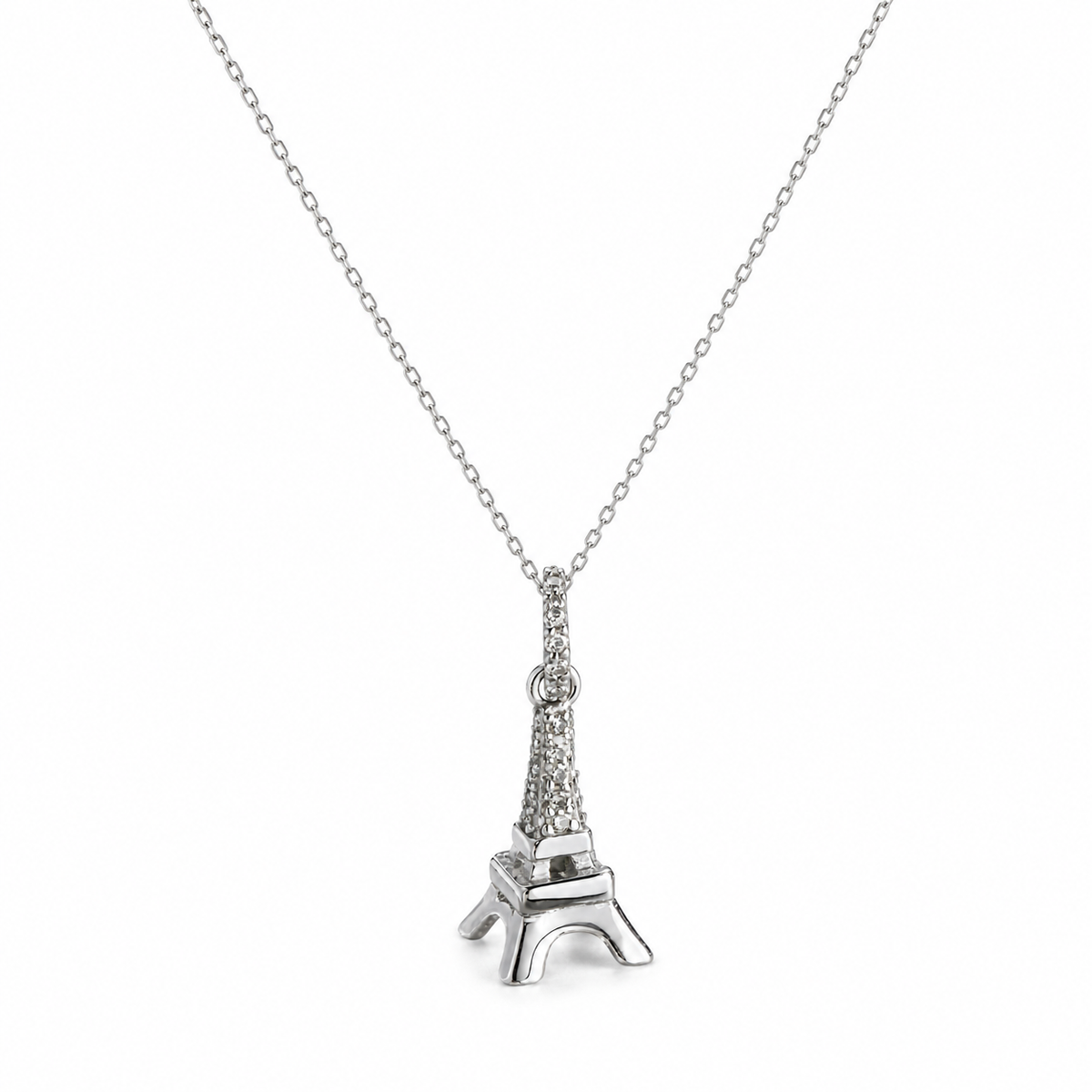 Varëse Kulla Eiffel me Zirkone | Argjend