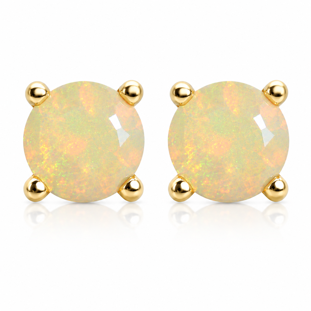 Vathë Rrethore Opal 4mm | Argjend 925