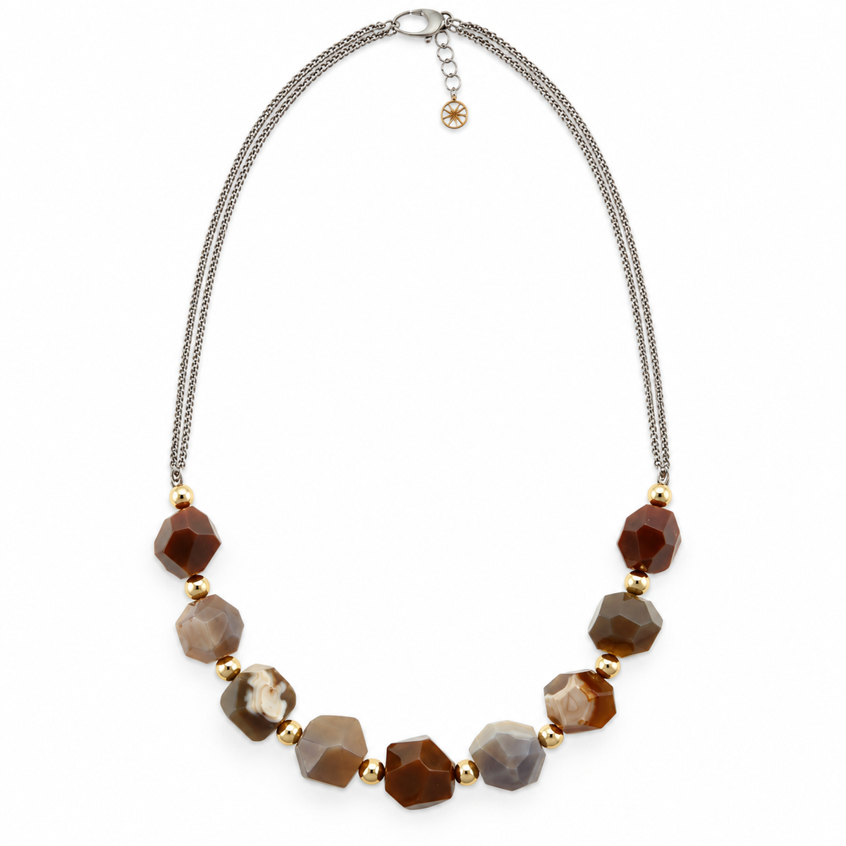 Varëse për femra me agat natyral dhe çelik – Penelope Jewellery N4650