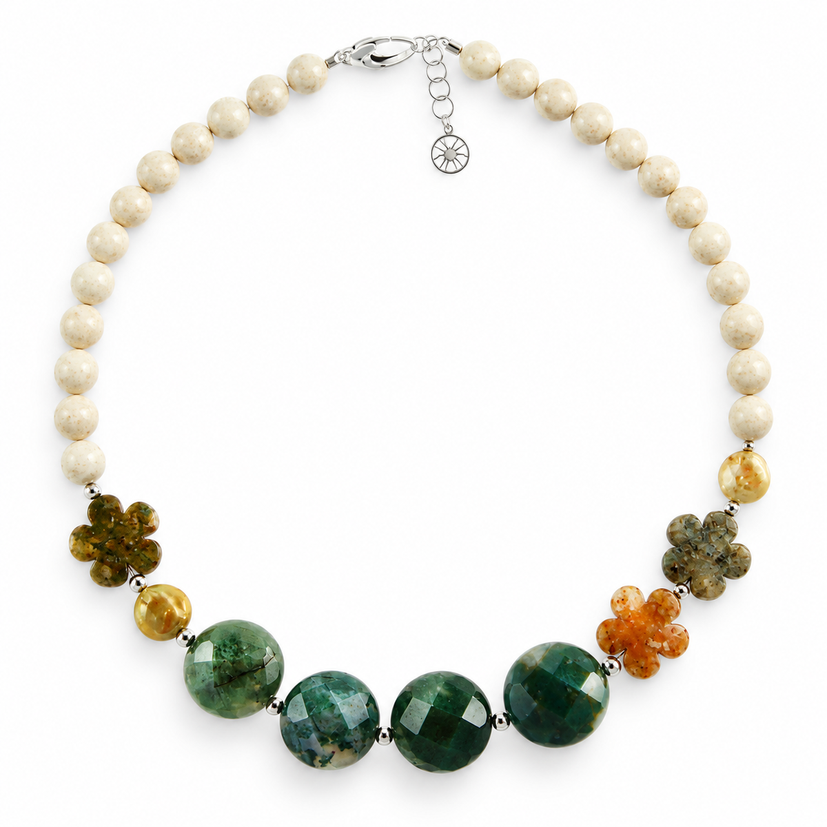 Varëse për femra me agat natyral dhe perla – Penelope Jewellery N4653