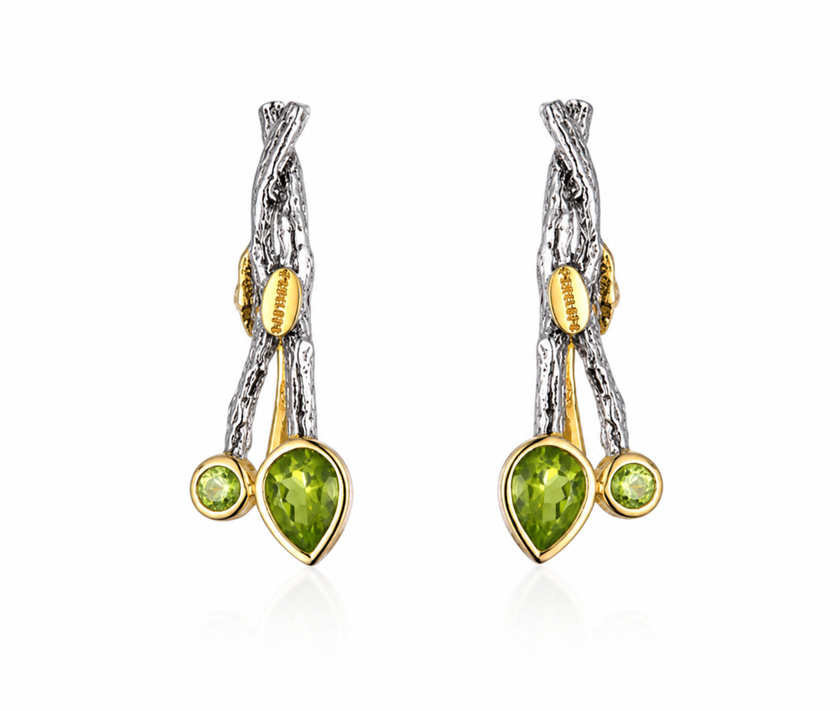 Peridot Forest Earrings