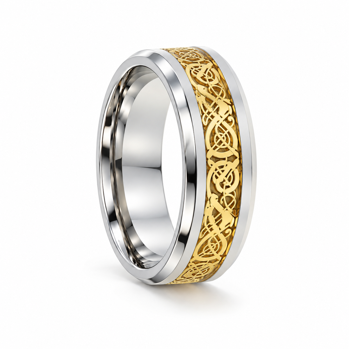 Unazë çeliku për meshkuj, modeli U3225 – Penelope Jewellery