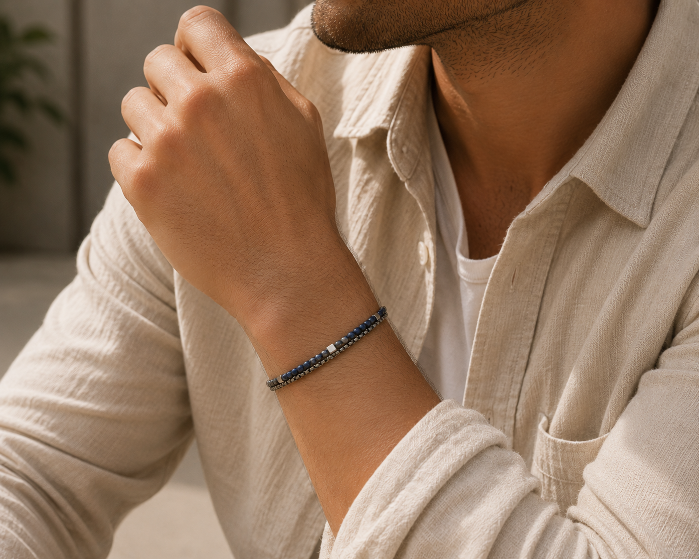 Blue Lapis Bracelet