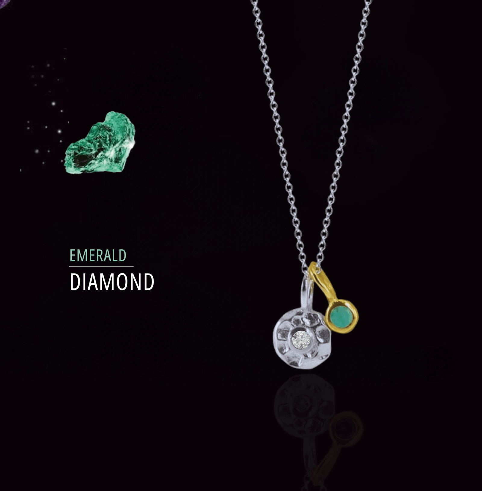 Varese Diamant dhe Smerald | Argjend 925 | N4891 – pamje kryesore
