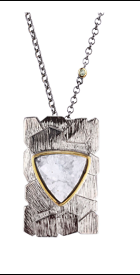 White Druzy Necklace