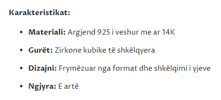 Unazë me Larje Ari 14K Crystal Radial