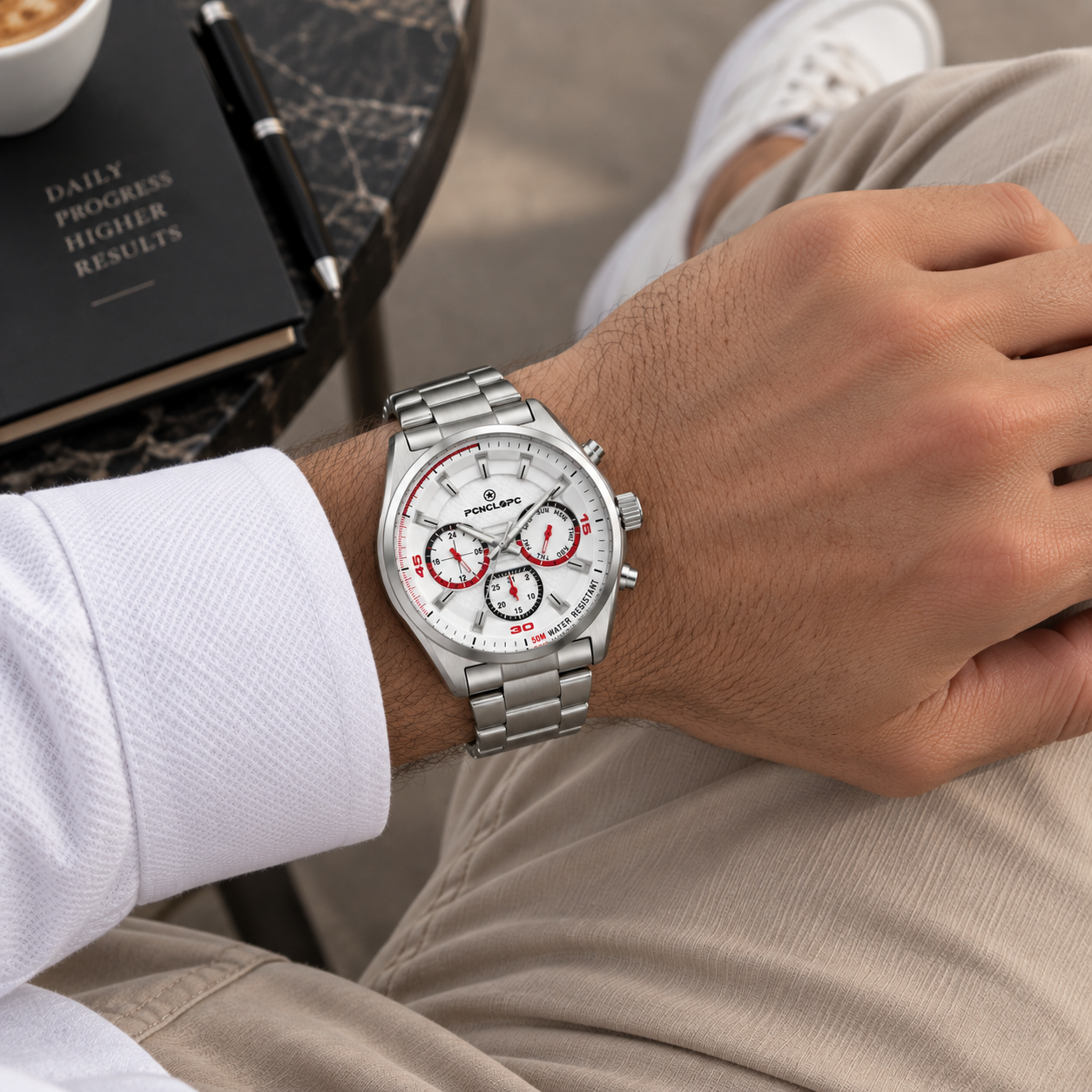 Ore dore JETMASTER Penelope, modeli PE294SZ, pamje e plote e produktit ne sfond te bardhe