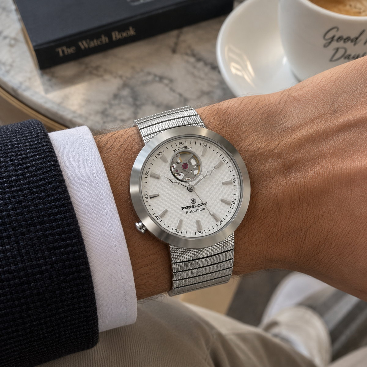 Ore dore SIENA AUTOMATIC Penelope, modeli ASZ067, ne kycin e dores, afrim i kases dhe rripit