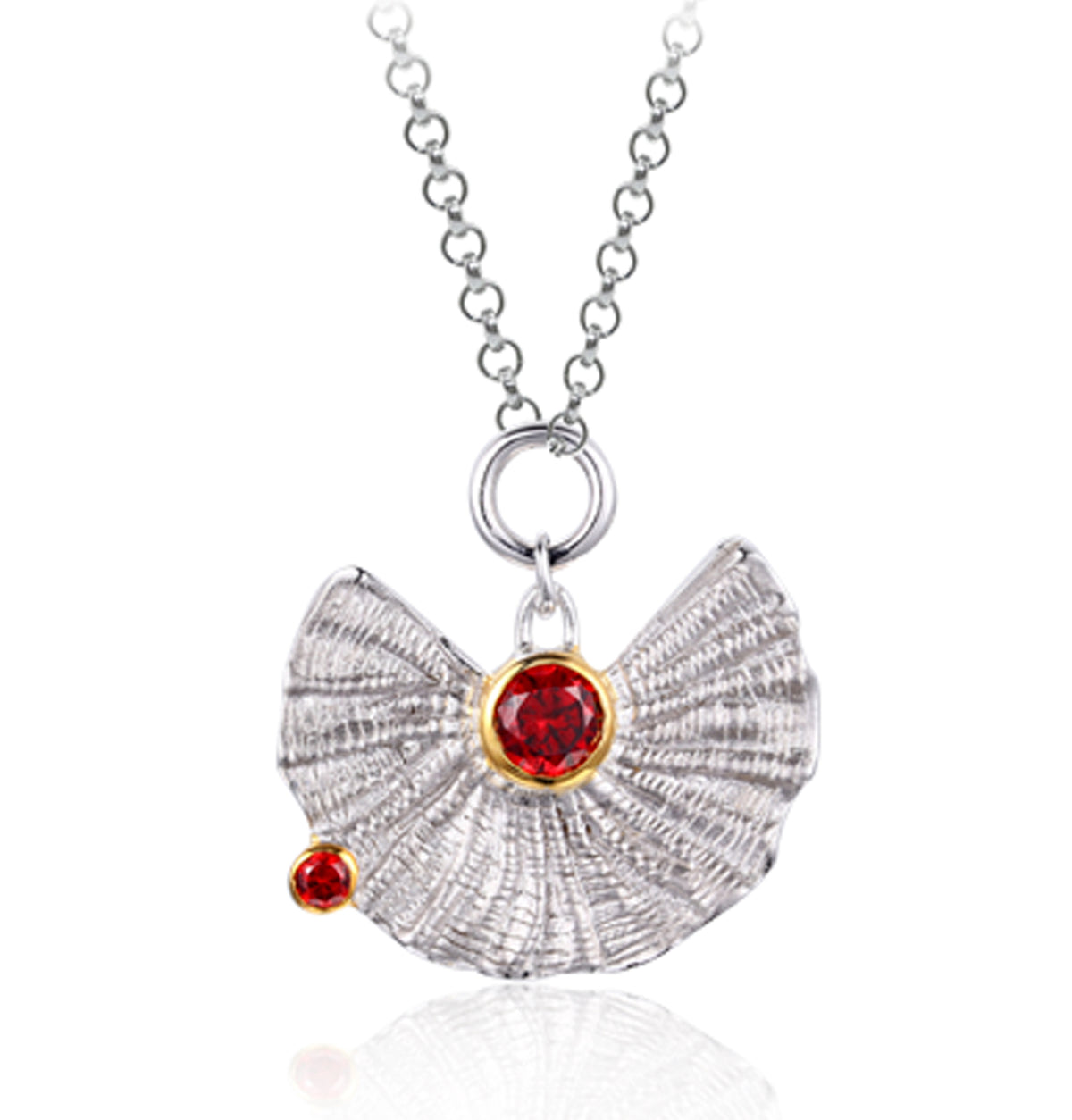 Varëse Wings N4916 në argjend 925 me garnet natyral, gjatësi 45 cm