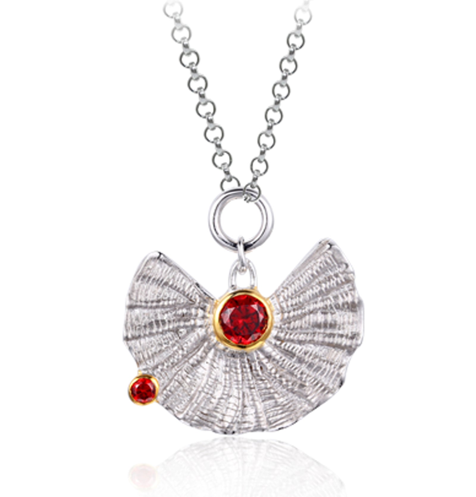 Varëse Wings N4916 në argjend 925 me garnet natyral, gjatësi 45 cm