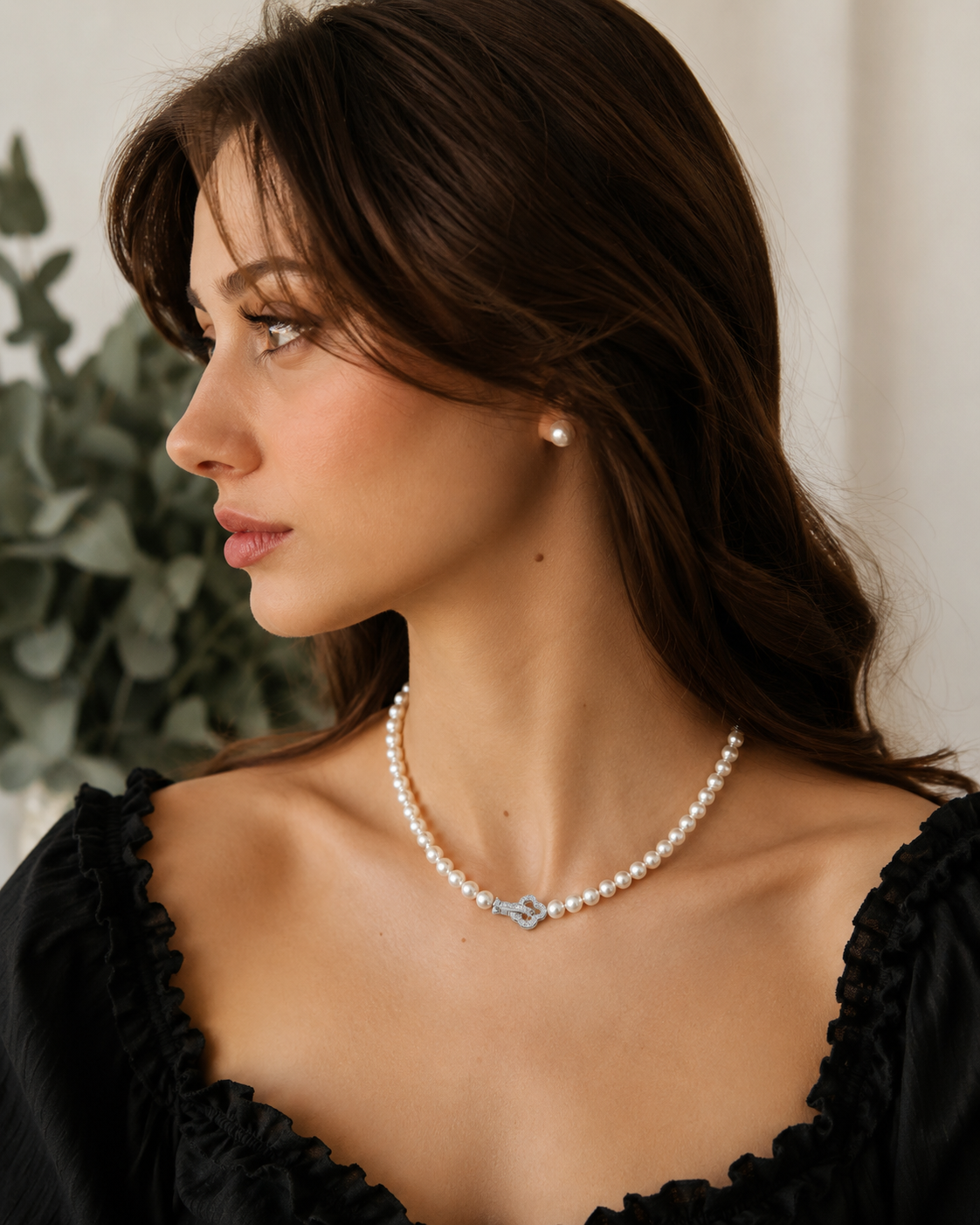 Varse Alba Princess PN025 me perla te bardha, pamje produkti | Penelope Jewellery
