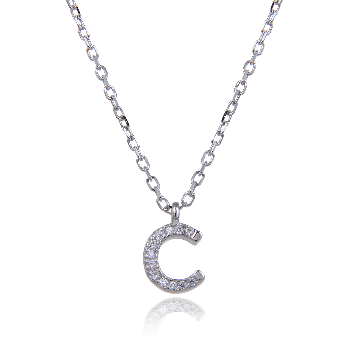 Varëse me shkronjën C në Argjend 925 me Zirkon Kubik nga Penelope Jewellery.
