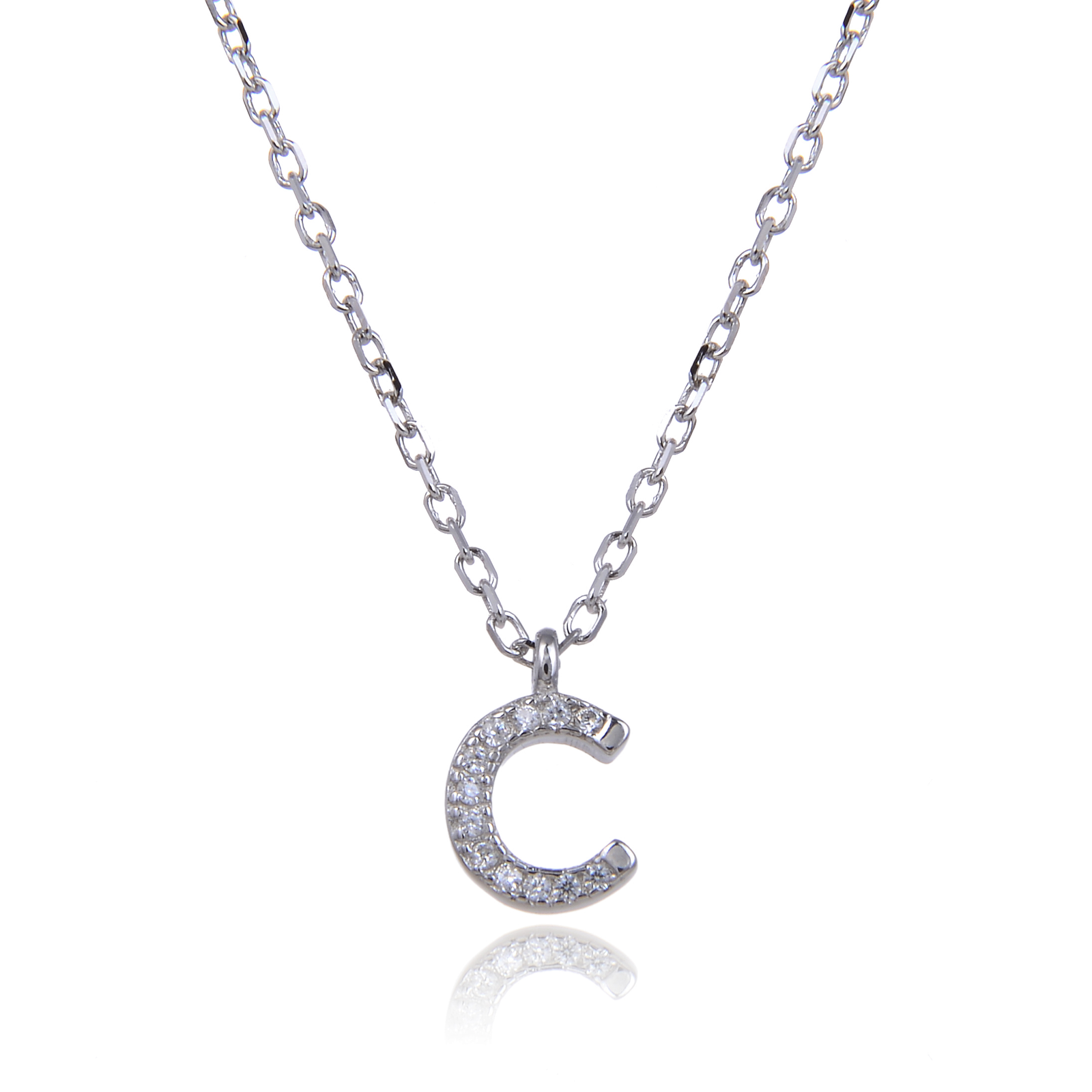 Varëse me shkronjën C në Argjend 925 me Zirkon Kubik nga Penelope Jewellery.