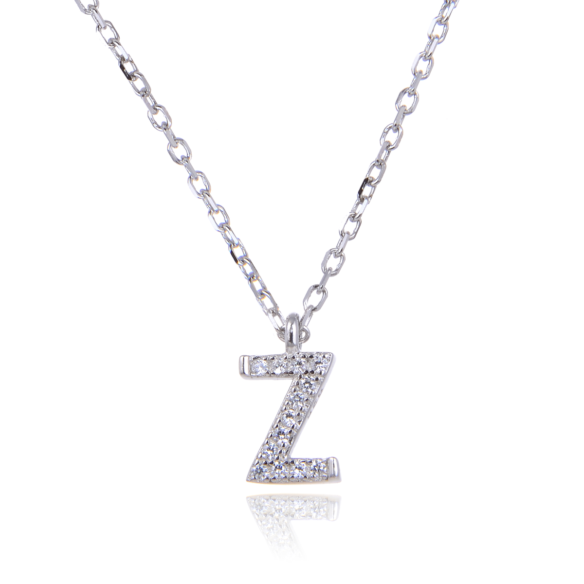 Varëse me shkronjën Z në Argjend 925 me Zirkon Kubik nga Penelope Jewellery.