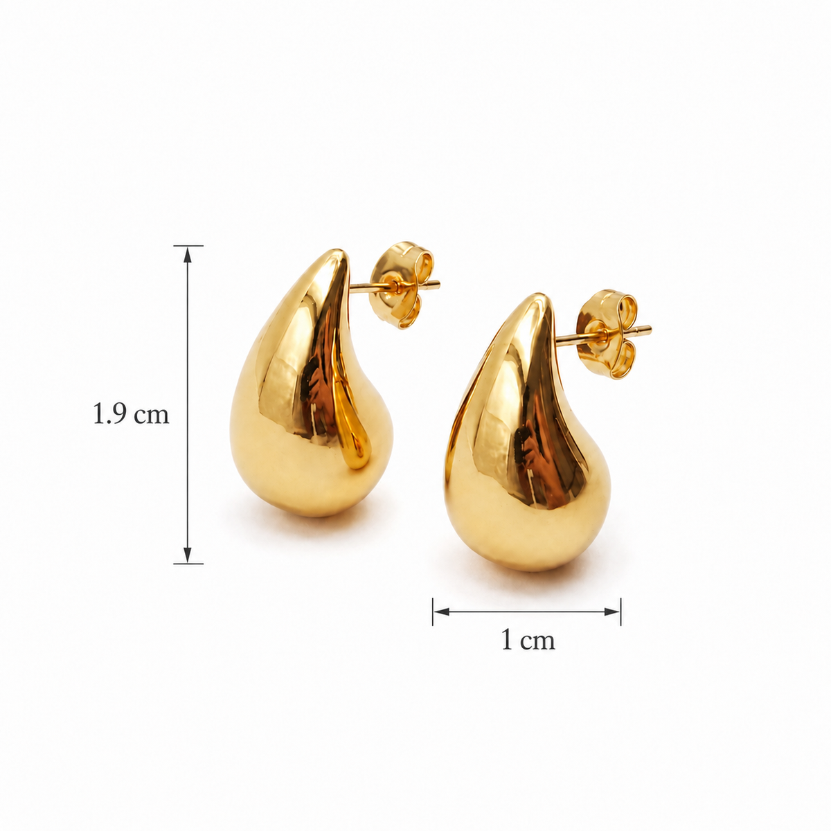 Detaj i finishit të lëmuar të vathëve Golden Drop