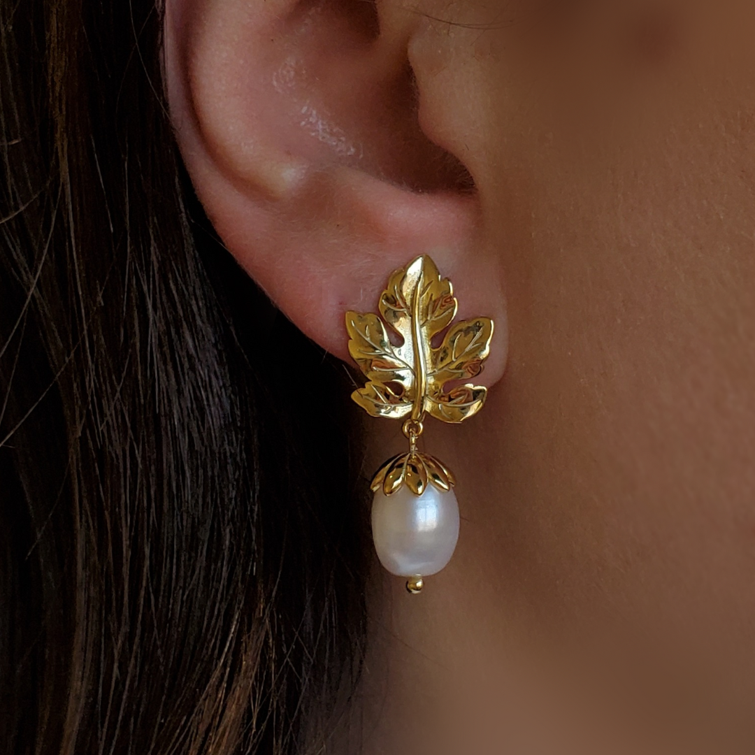 Vathë Natural Harmony gold me perla të bardha, pamje alternative
