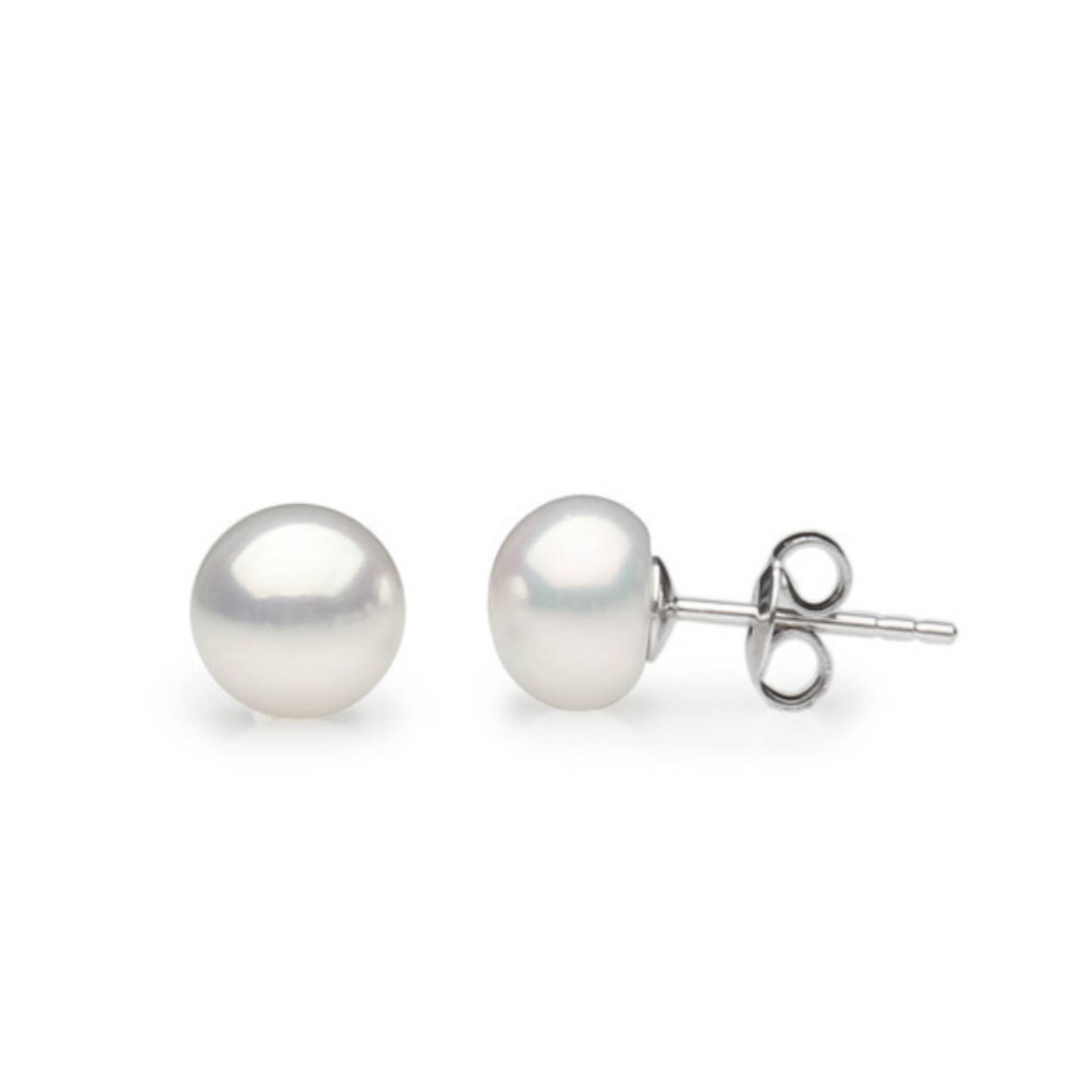 Vathe V5295 me perla te bardha te kultivuara 10 mm, pamje e produktit | Argjend 925 | Penelope Jewellery