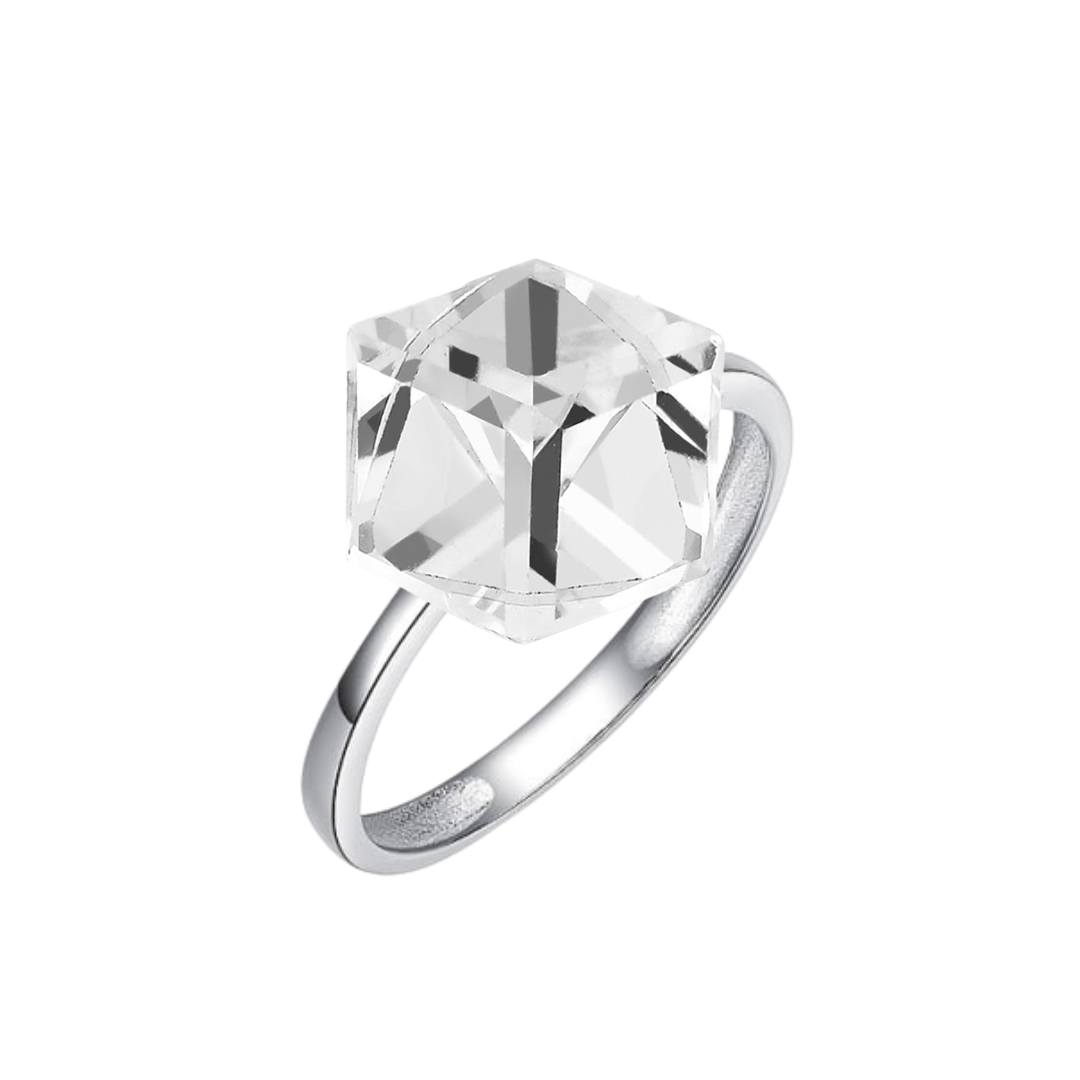 white-cube-crystal-ringwhite-cube-crystal-ringunaza-1159481 - Penelope Jewellery