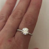 Constella Cocktail Ring, unazë statement me zirconi dhe platinim rodium
