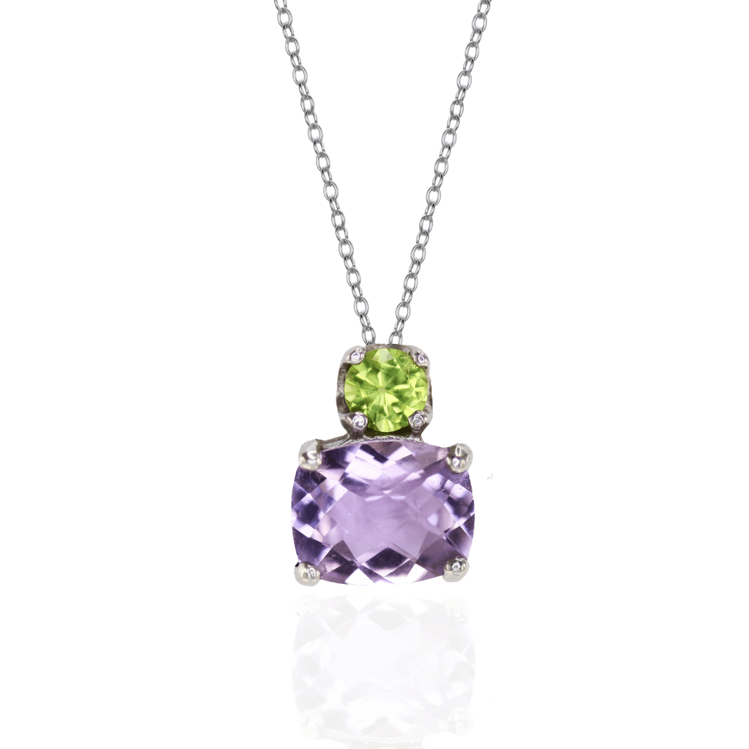 Varese Ametist dhe Peridot | Argjend 925 | N5226 – pamje kryesore