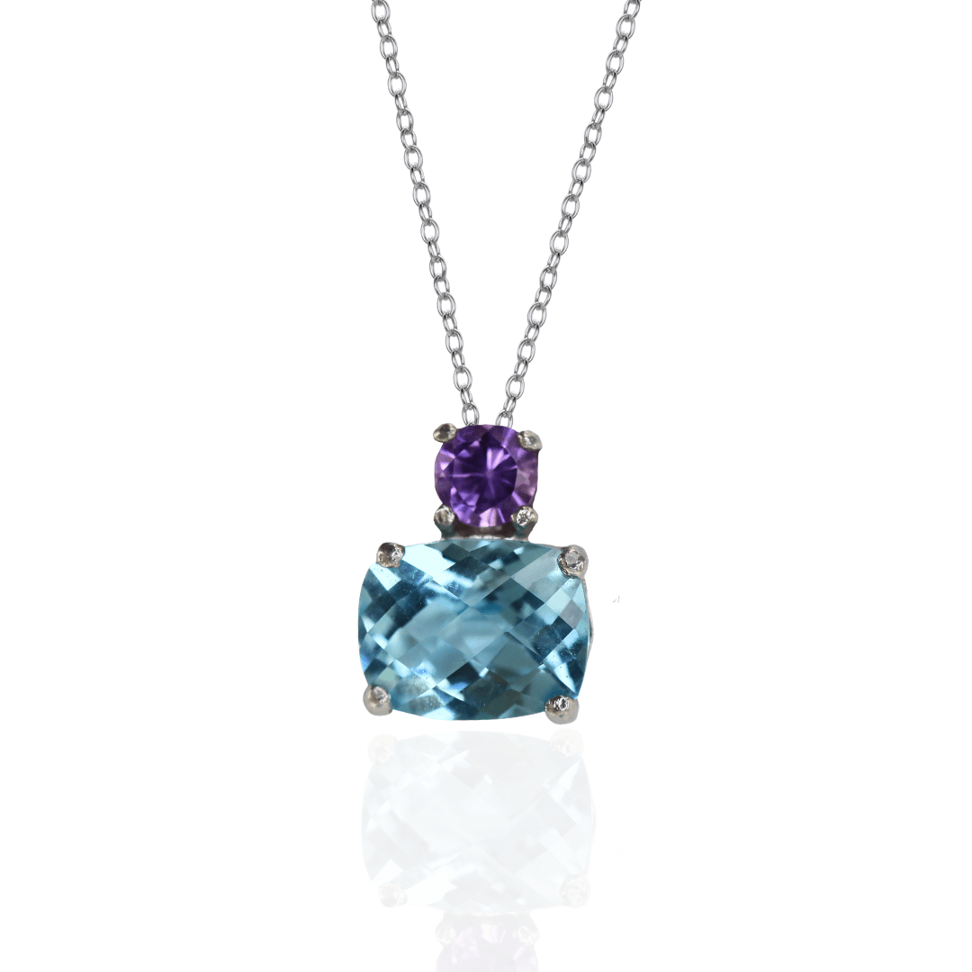 Varese Topaz Blu dhe Ametist | Argjend 925 – pamje kryesore