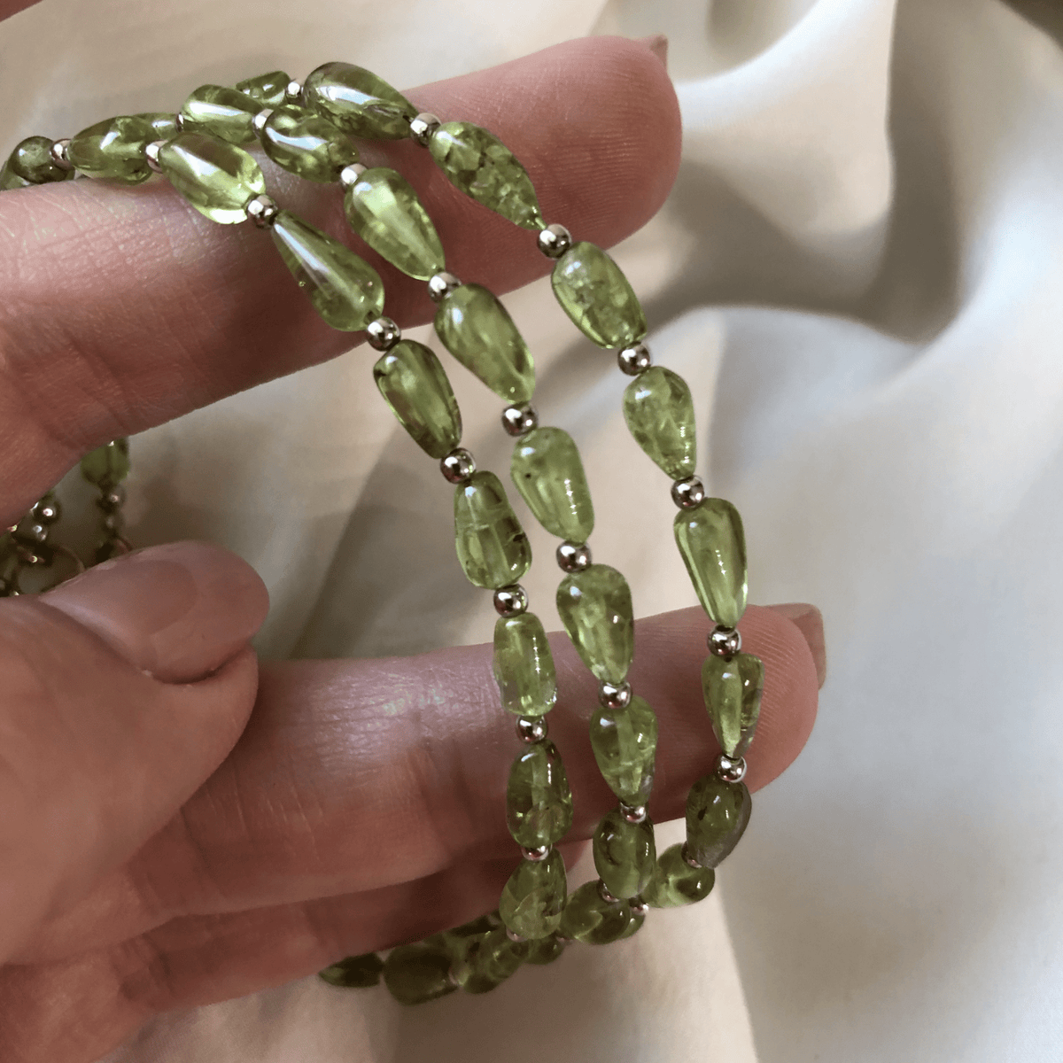 	Byzylyk Peridot Jeshil Natyral - Stil Trendy - Penelope Jewellery