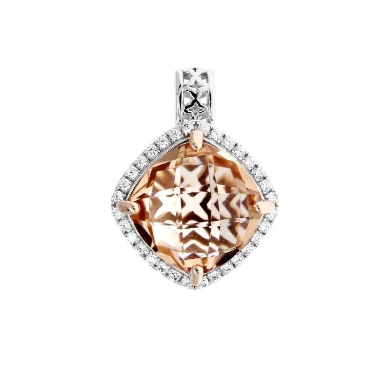 square-morganit-necklacesquare-morganit-necklacevarse-1666298 - Penelope Jewellery