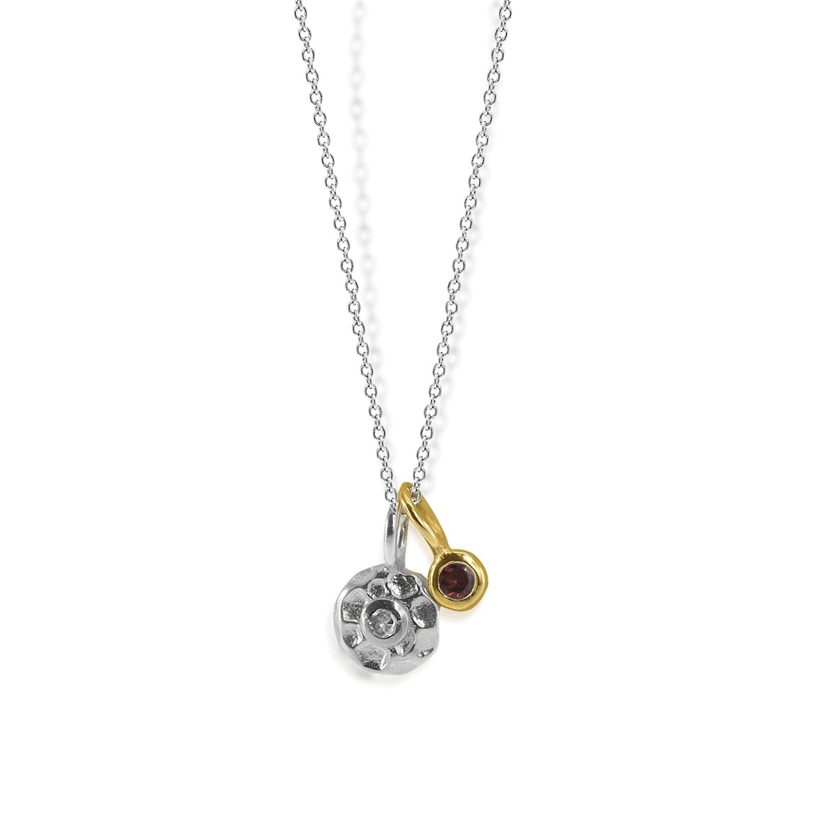 Varese Diamant dhe Granat | Argjend 925 – pamje kryesore