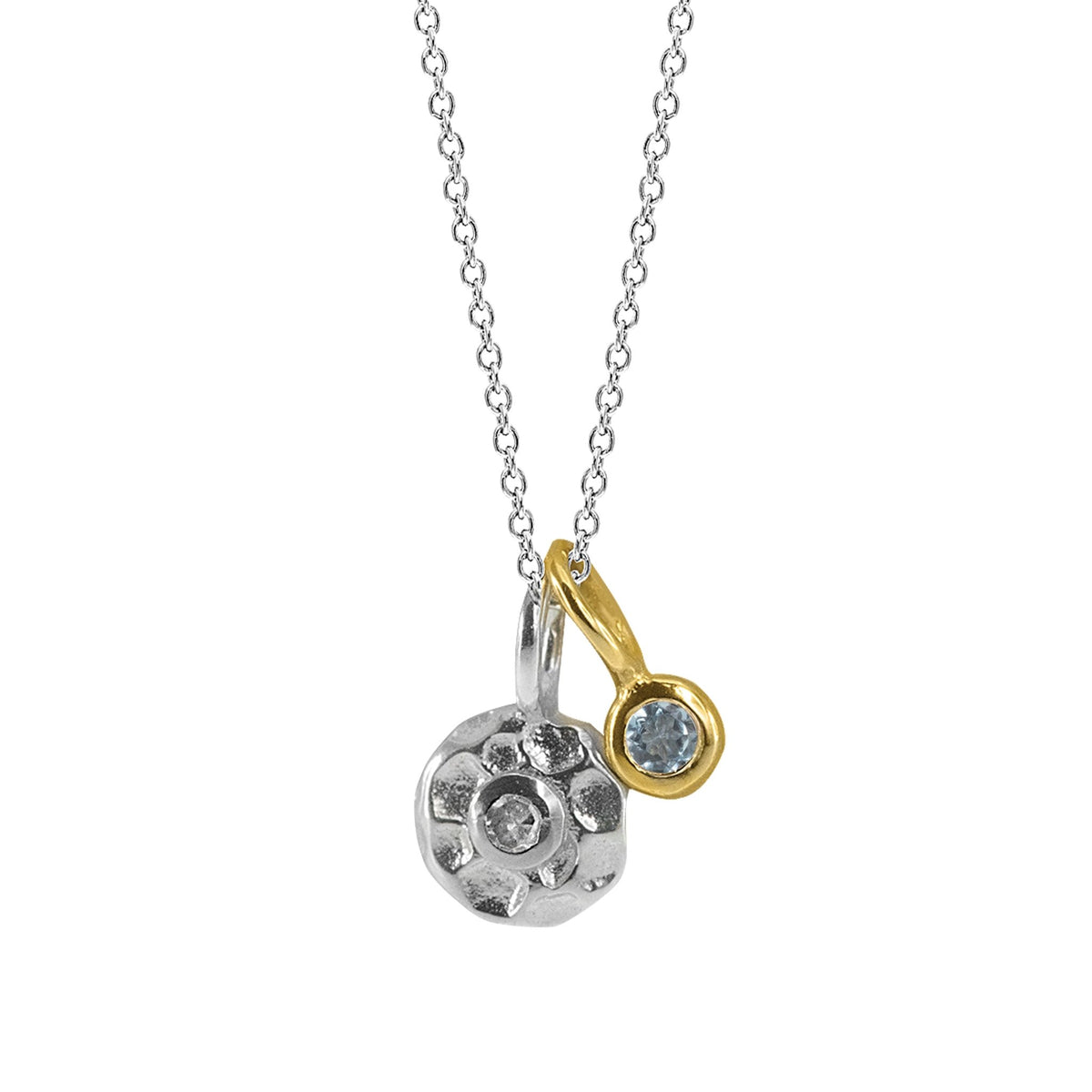 Varese Diamant dhe Topaz Blu | Argjend 925 – pamje kryesore